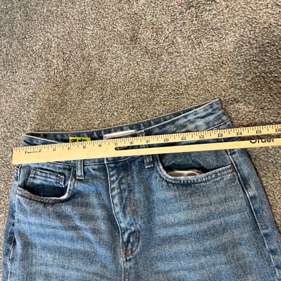 Vervet jeans womens 25 blue light wash denim distressed relaxed boyfriend - Picture 11 of 15